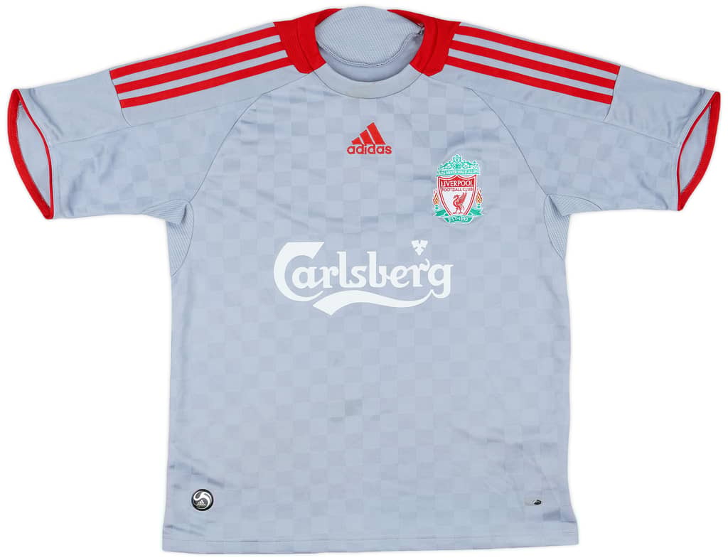 2008-09 Liverpool Away Shirt - 7/10 - (XL.Boys)