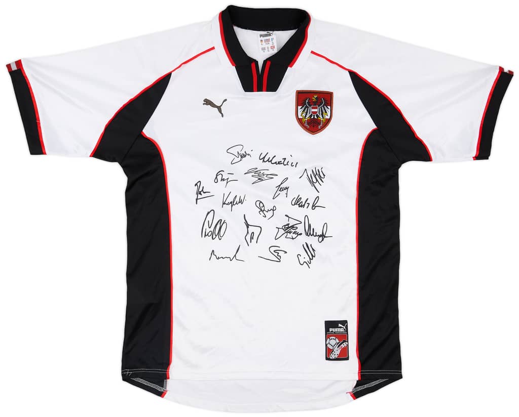 1998 Austria 'Signed' Home Shirt - 7/10 - (XL)