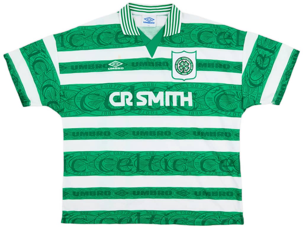 1995-97 Celtic Home Shirt - 9/10 - (XXL)