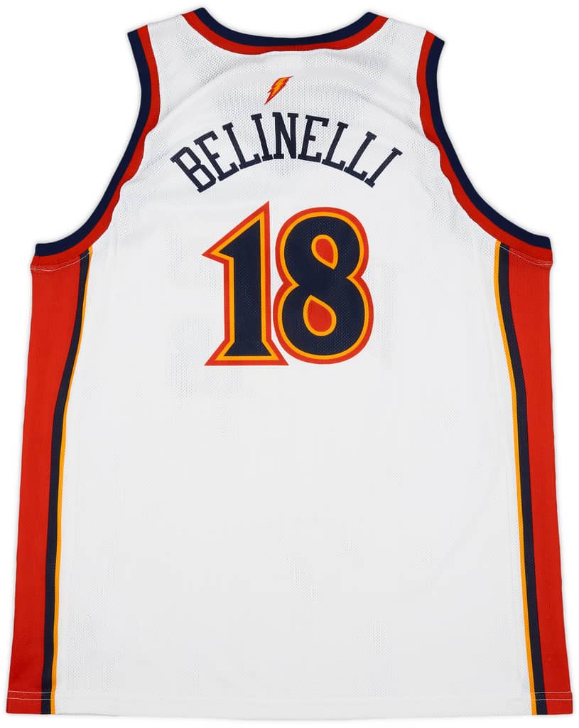 2007-09 Golden State Warriors Belinelli #18 Champion Home Jersey - 9/10 - (XXL)