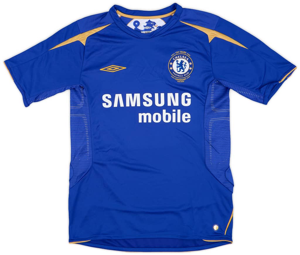 2005-06 Chelsea Centenary Home Shirt Makelele #4 - 8/10 - (S)