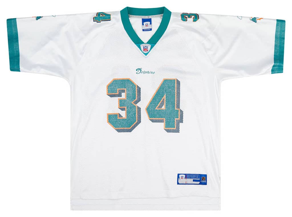 2005 Miami Dolphins R. Williams #34 Reebok On Field Jersey (Away) L