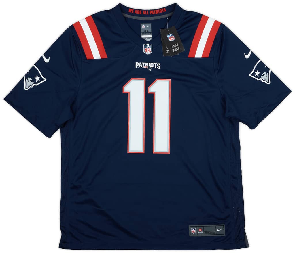 2020 New England Patriots Edelman #11 Nike Game Home Jersey (XL)