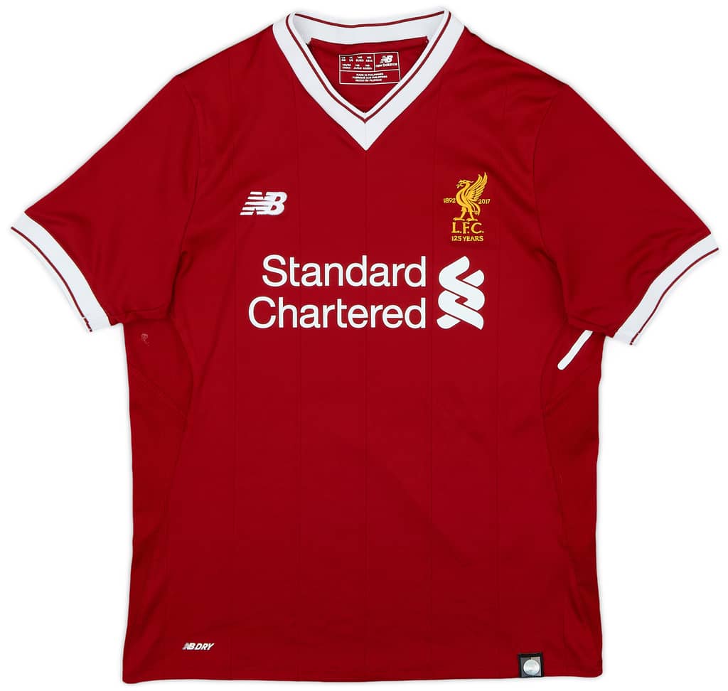 2017-18 Liverpool 125 Years Home Shirt - 8/10 - (L.Boys)