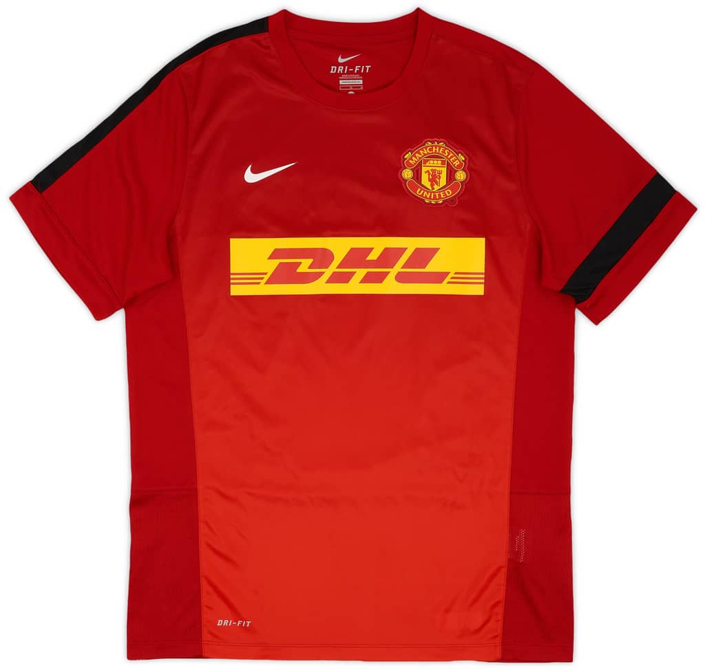 2013-14 Manchester United Nike Training Shirt - 7/10 - (L)