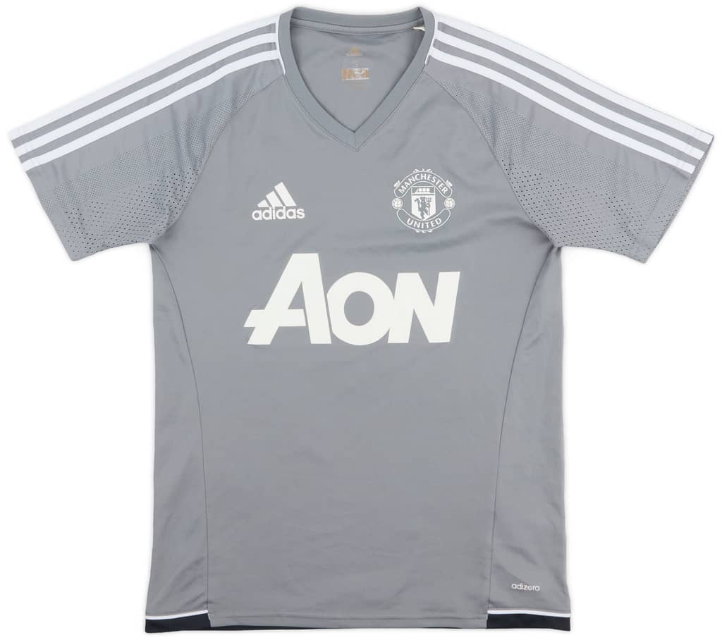 2017-18 Manchester United adidas Training Shirt - 8/10 - (S)