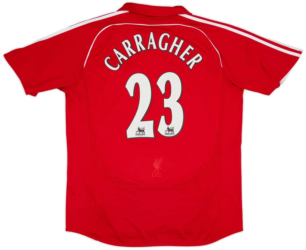 2006-08 Liverpool Home Shirt Carragher #23 - 6/10 - (XL)