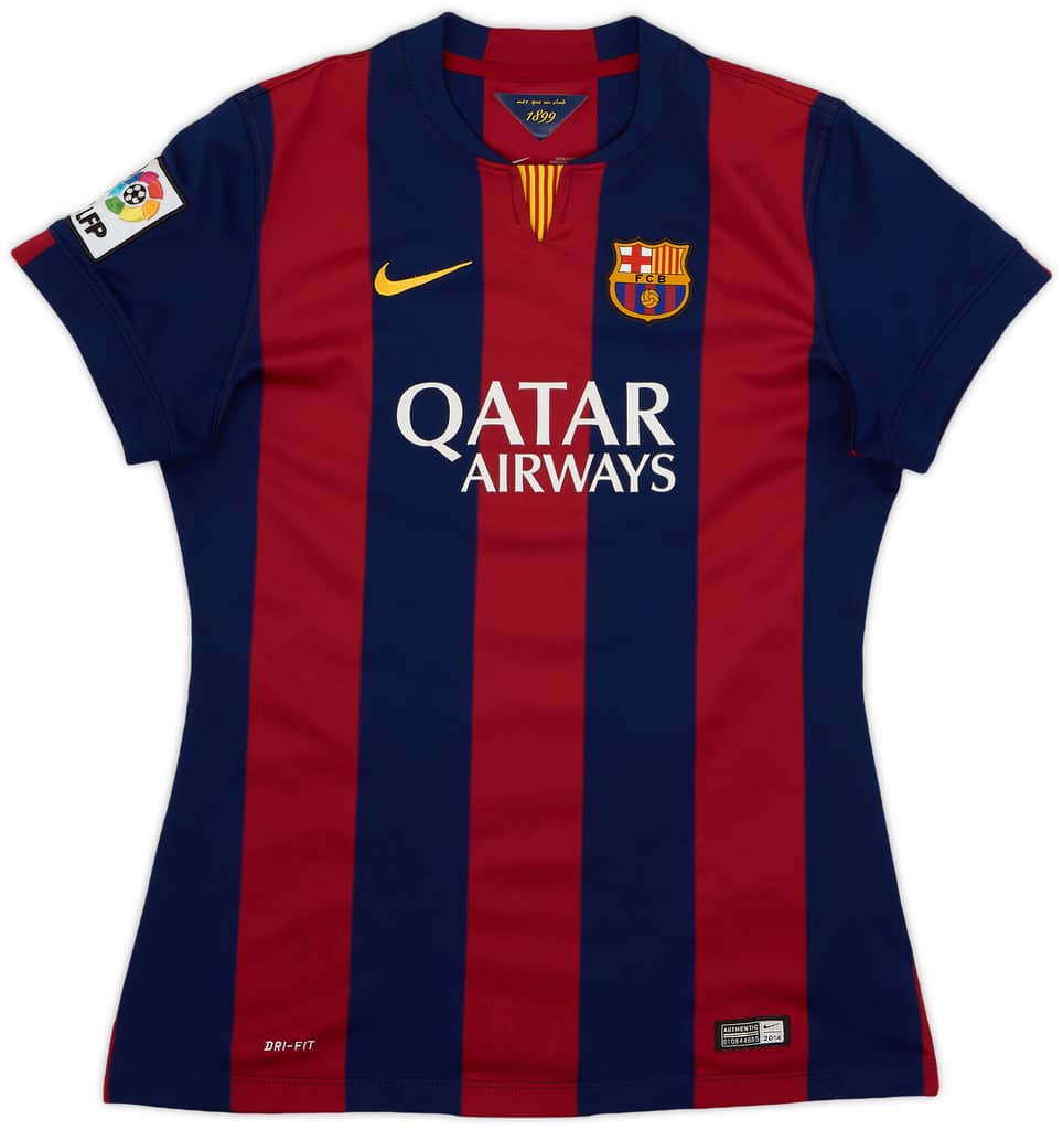 2014-15 Barcelona Home Shirt - 8/10 - (Women's L)