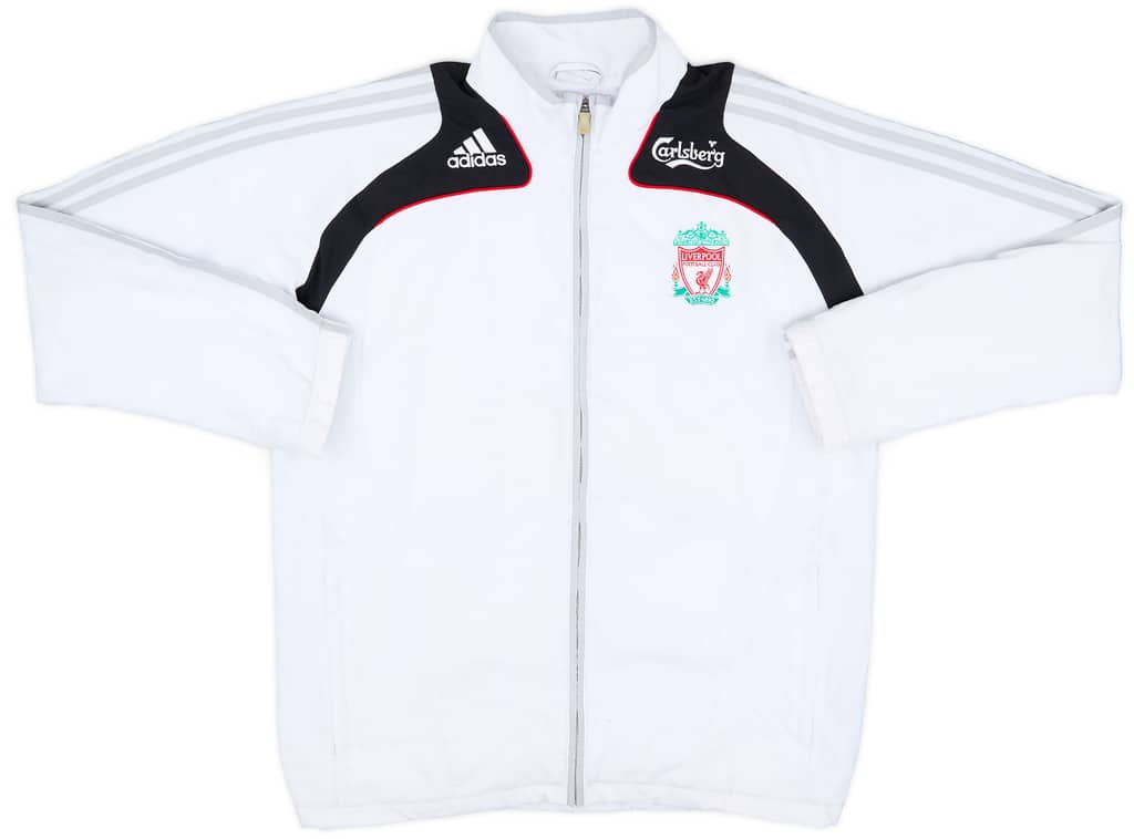 2008-09 Liverpool adidas Track Jacket - 7/10 - (L)
