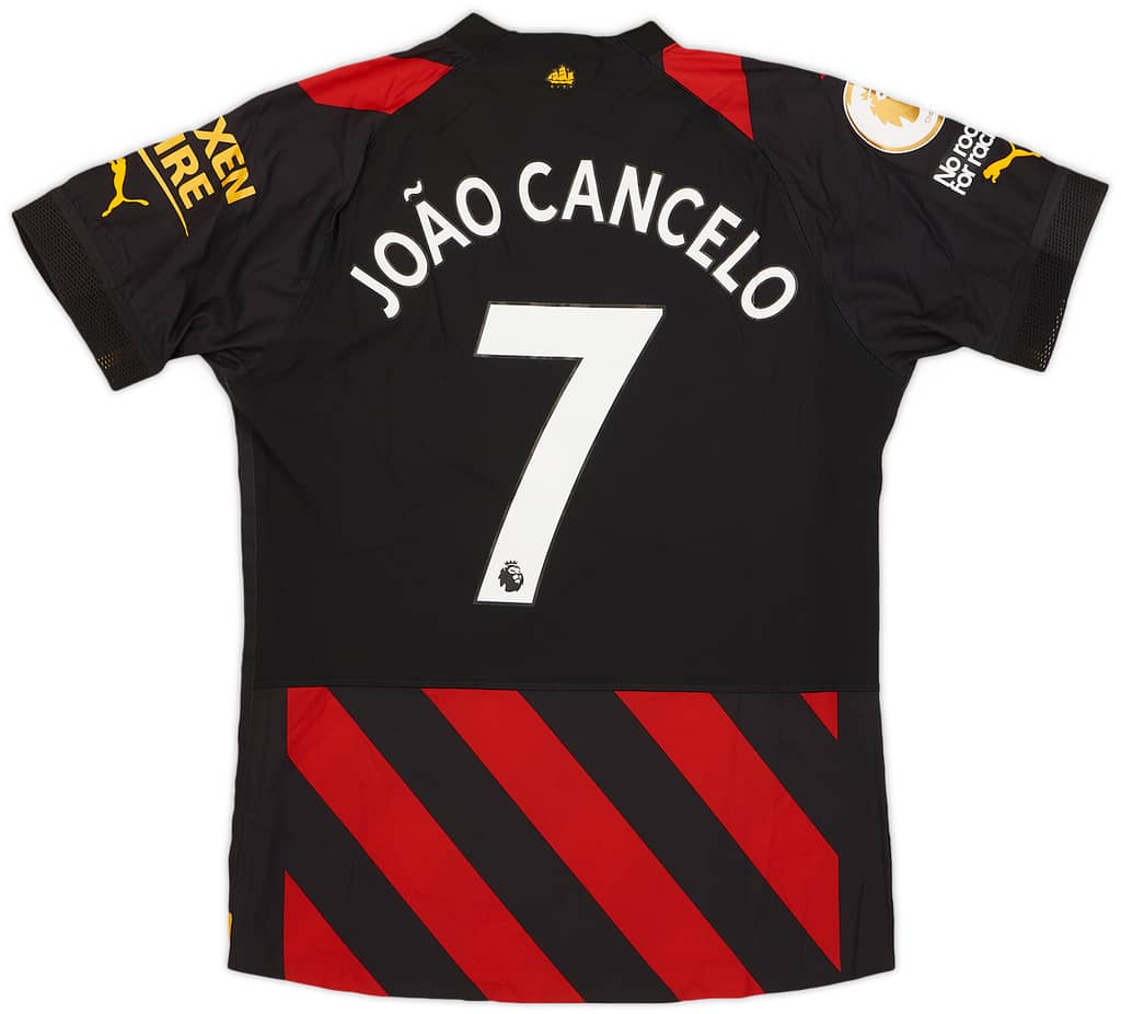 2022-23 Manchester City Match Issue Away Shirt Joao Cancelo #7