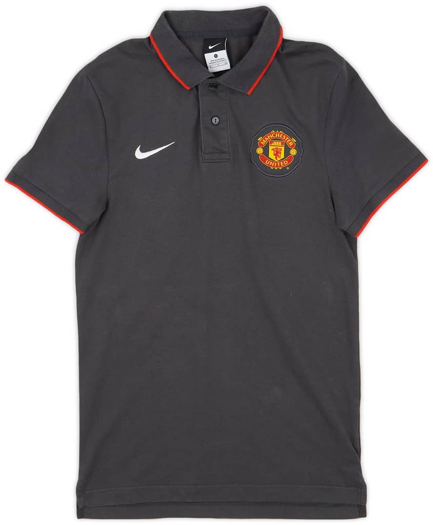 2010-11 Manchester United Nike Polo Shirt - 8/10 - (S)