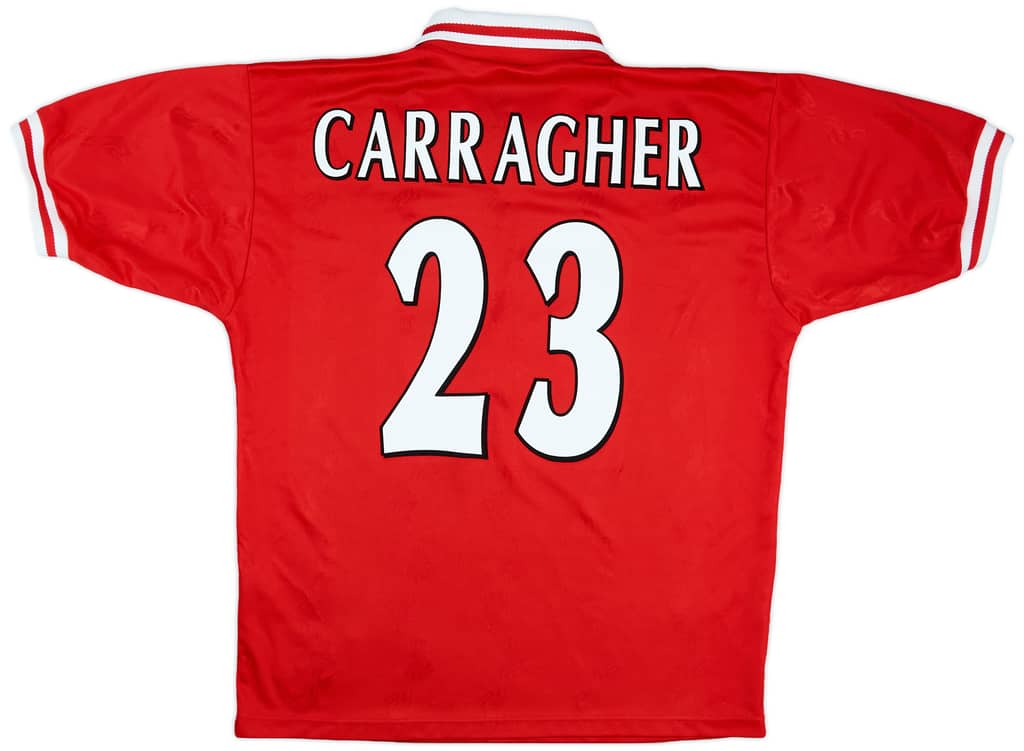 1996-98 Liverpool Home Shirt Carragher #23 - 9/10 - (L)