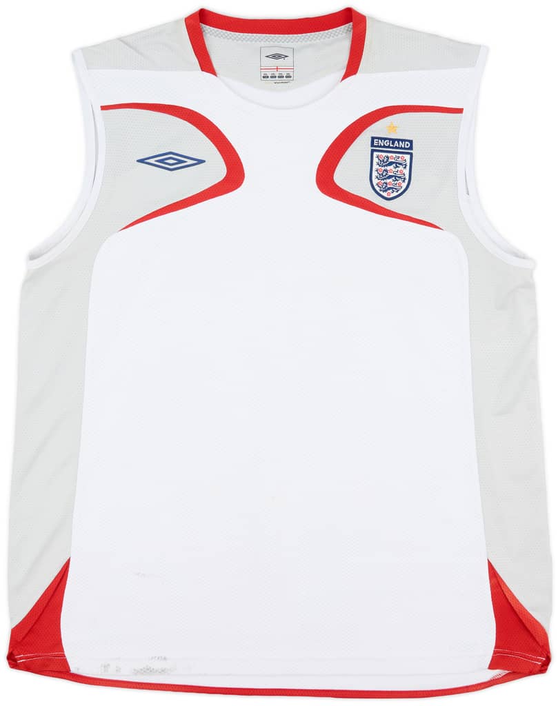 2007-08 England Umbro Training Vest - 7/10 - (XXL)