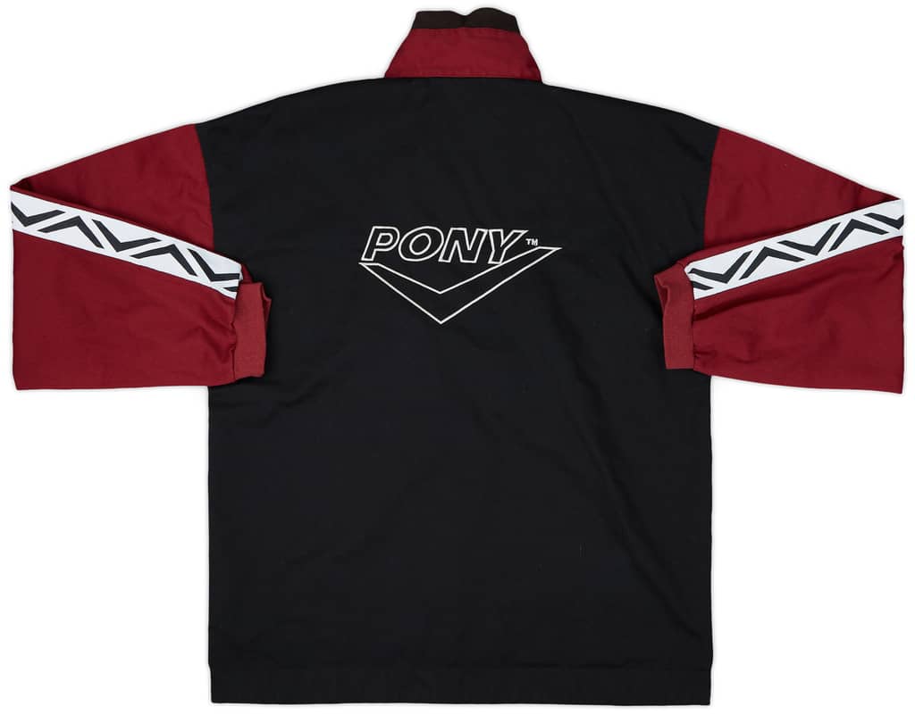 1995-97 Hearts Pony 1/4 Zip Drill Top - 8/10 - (M)