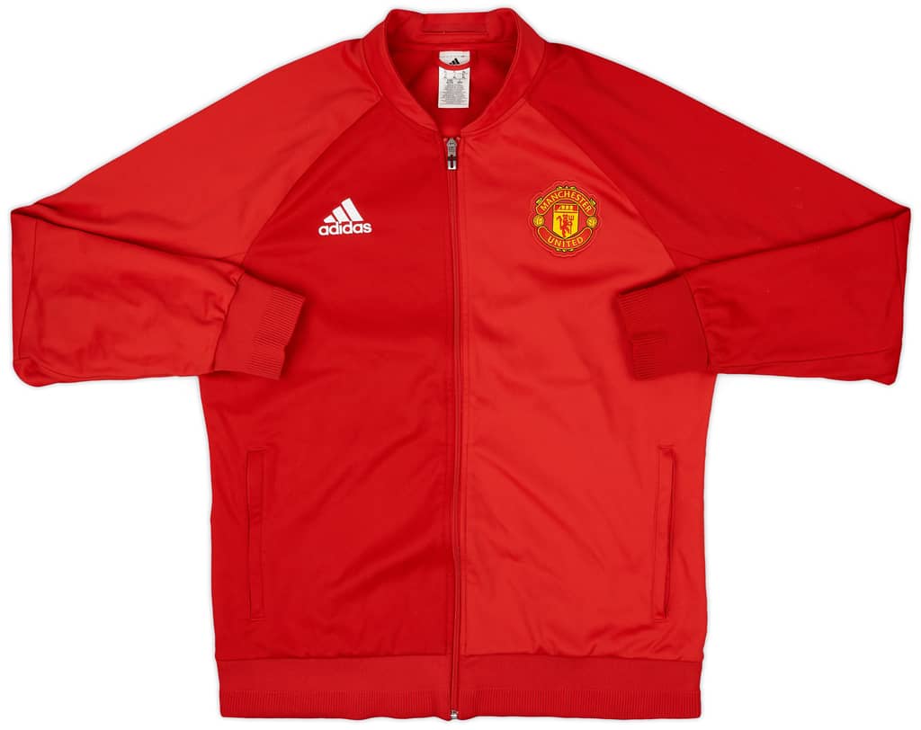 2016-17 Manchester United adidas Track Jacket - 8/10 - (XL)