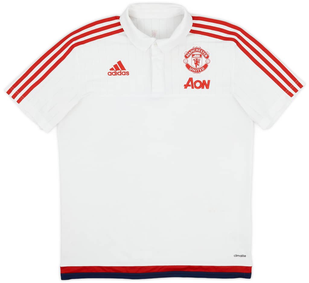 2015-16 Manchester United adidas Polo Shirt - 8/10 - (M)
