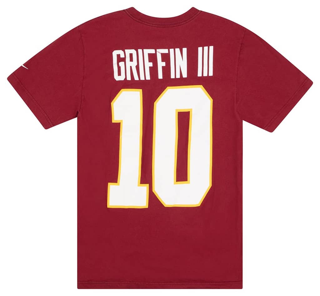 2012-15 Washington Redskins Griffin Iii #10 Nike Tee L