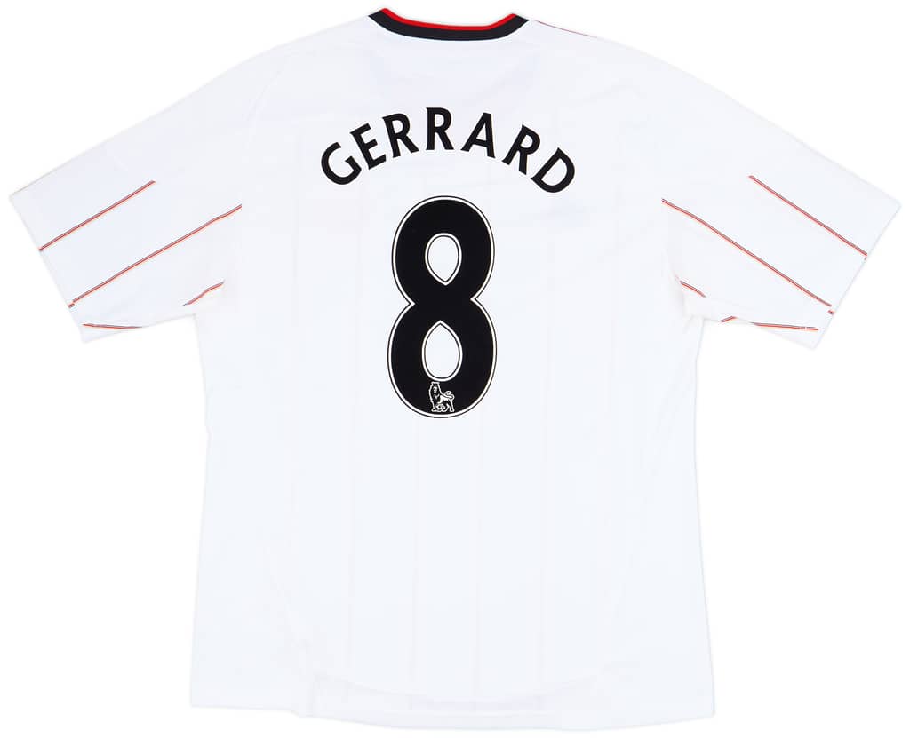 2010-11 Liverpool Away Shirt Gerrard #8 - 6/10 - (XL)