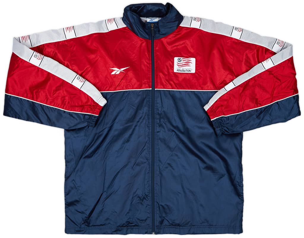 1998-99 New England Revolution Reebok Track Jacket - 7/10 - (L)