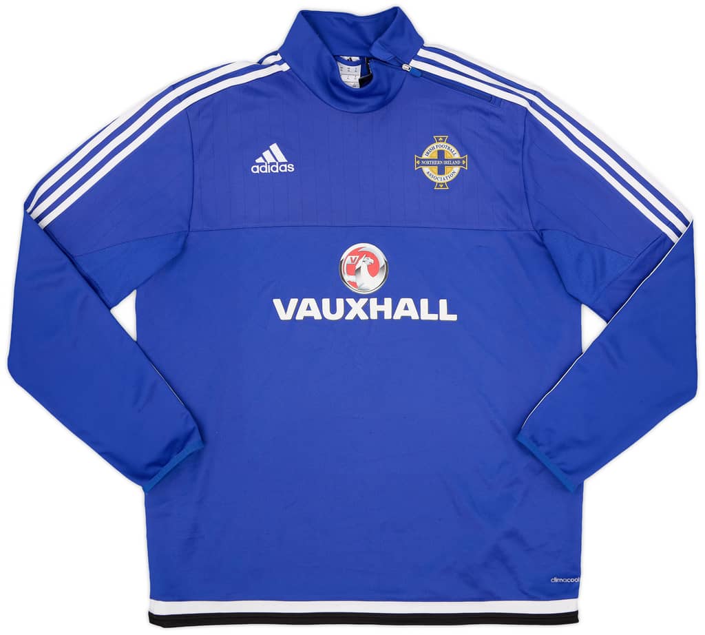 2016-17 Northern Ireland adidas 1/4 Zip Drill Top - 7/10 - (XL)