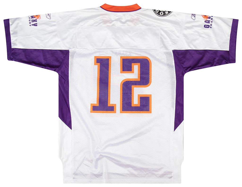 2005-06 Frankfurt Galaxy #12 Reebok Jersey (Away) L