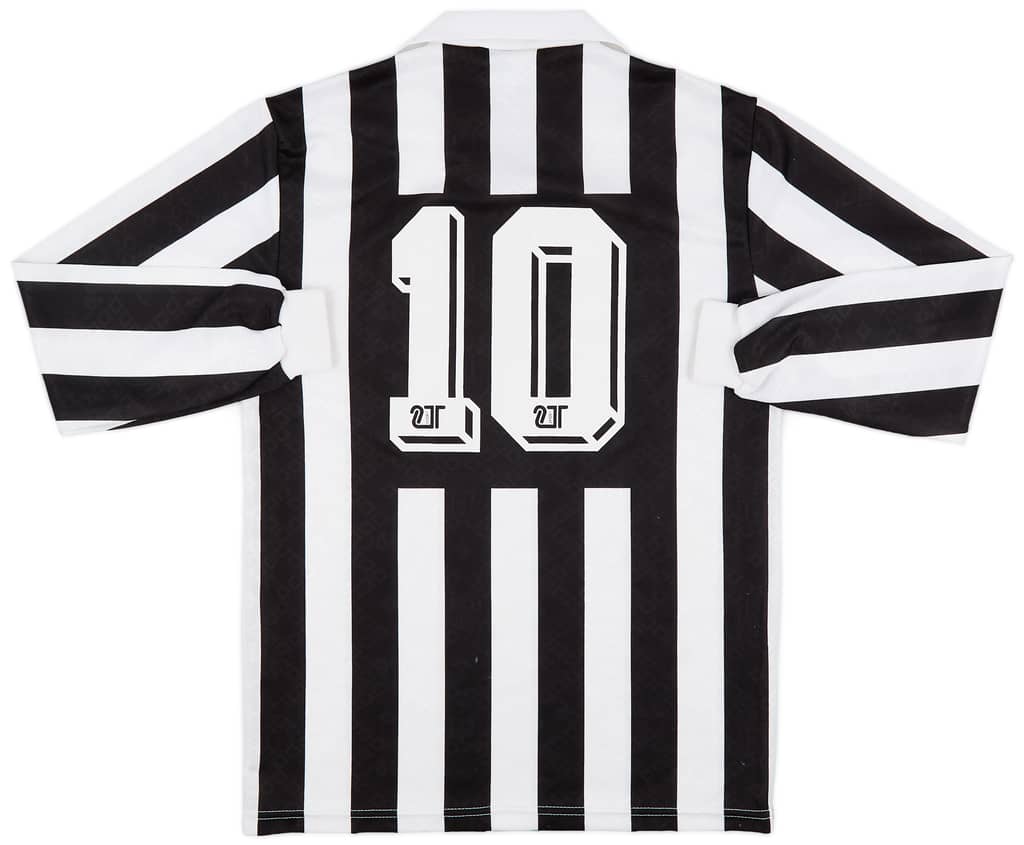 1991-92 Juventus Home L/S Shirt #10 - 8/10 - (L)