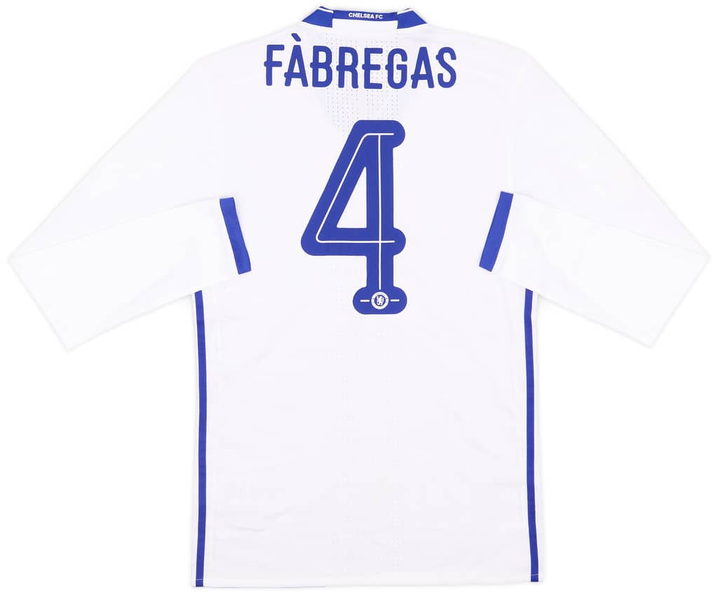 2016-17 Chelsea Player Issue Third L/S Shirt Fabregas #4