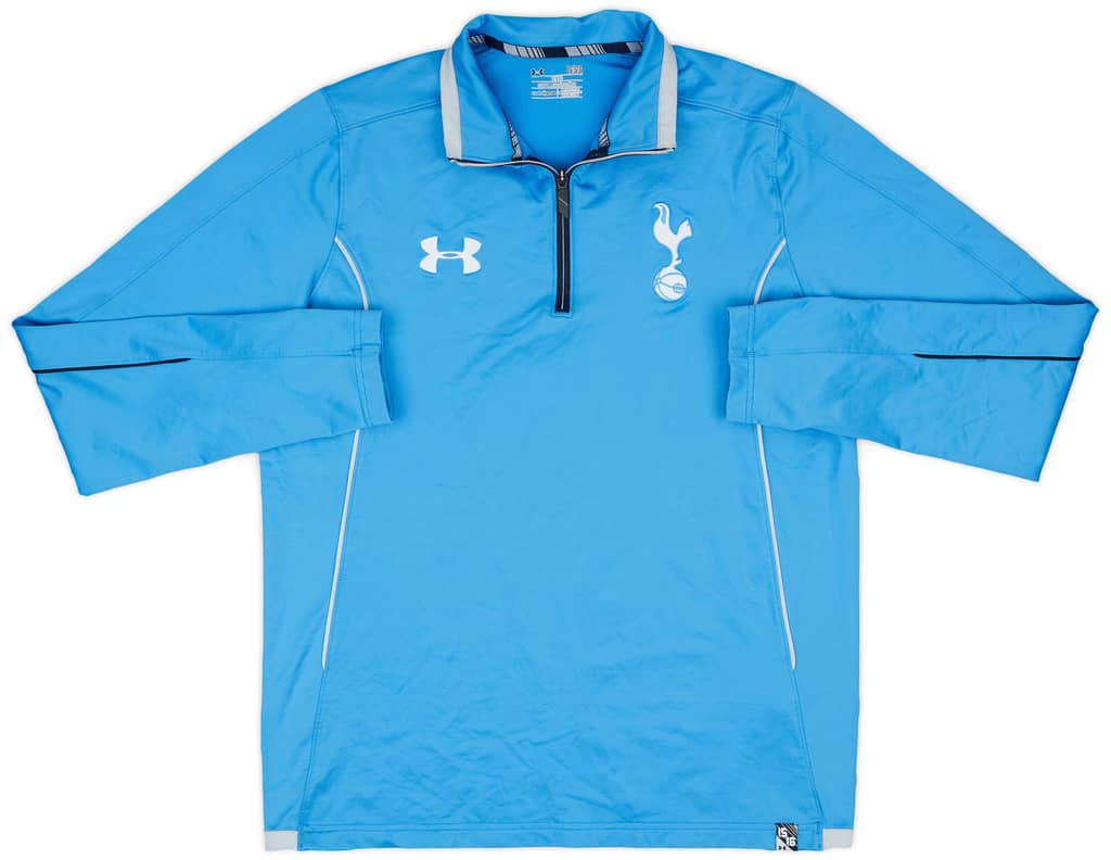 2015-16 Tottenham Under Armour 1/4 Zip Drill Top - 8/10 - (L)