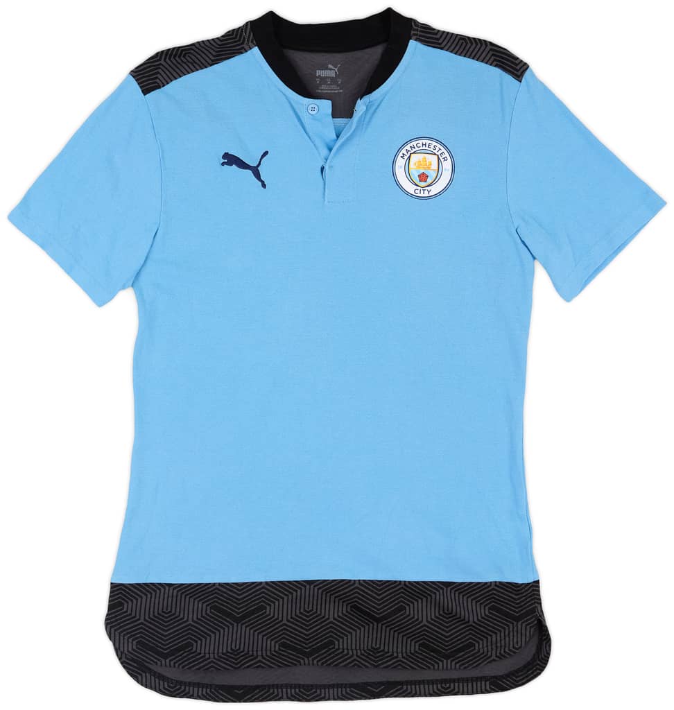 2020-21 Manchester City Puma Polo T-Shirt - 5/10 - (M)