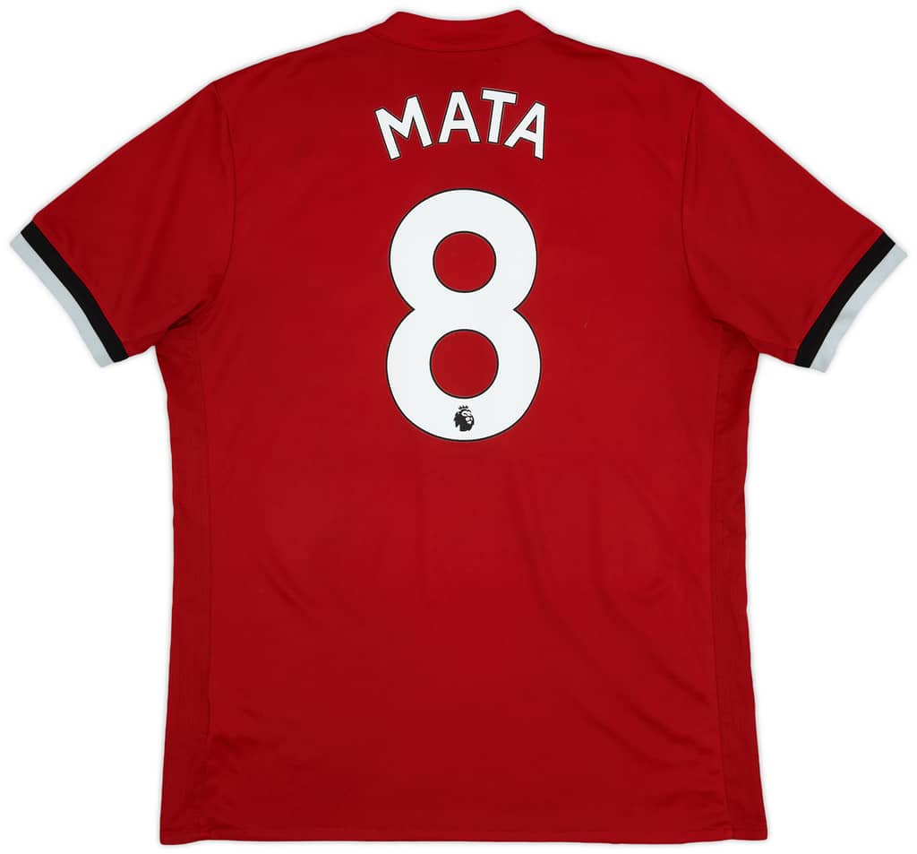 2017-18 Manchester United Home Shirt Mata #8 - 5/10 - (L)