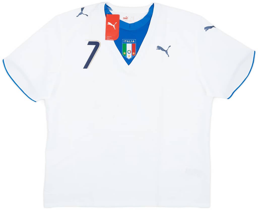 2006 Italy Away Shirt Del Piero #7 (XXL)