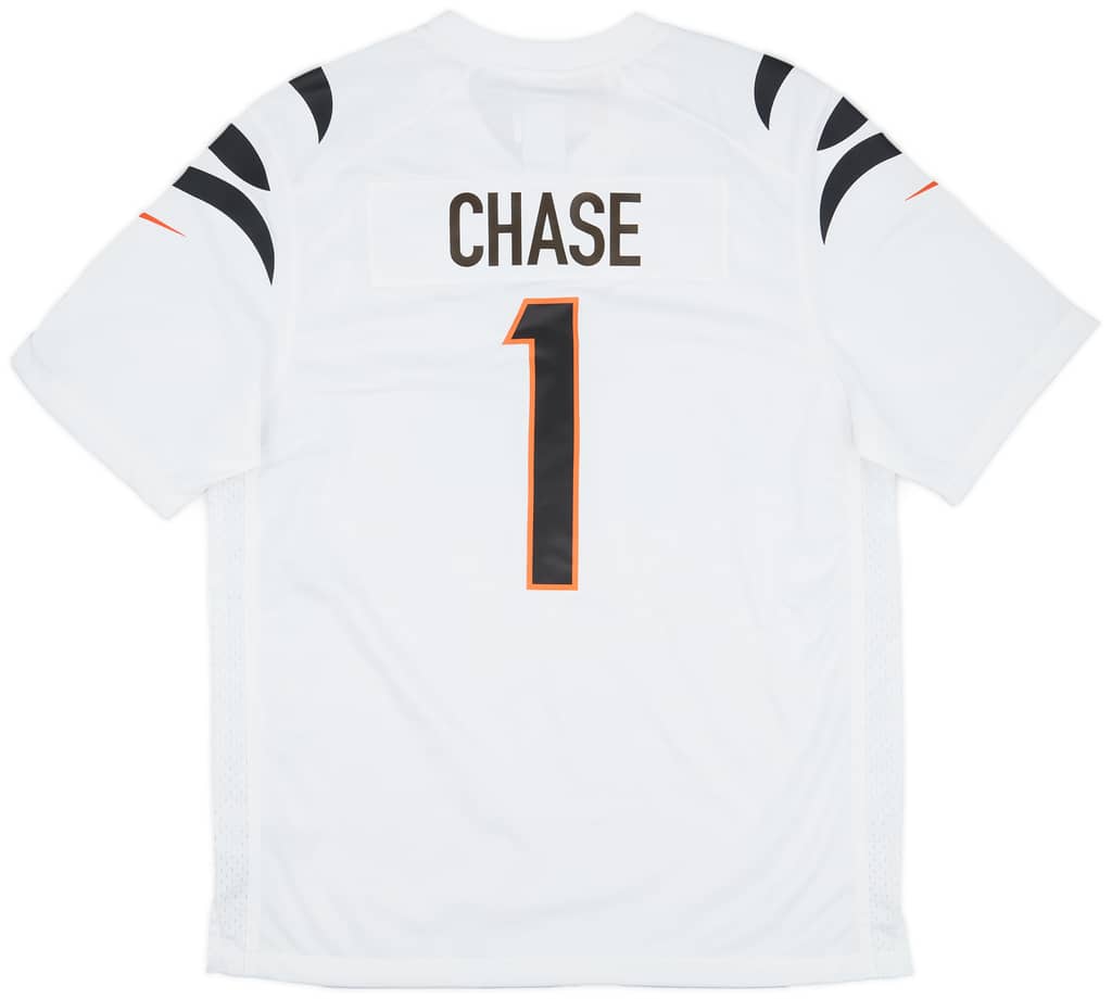 2021-24 Cincinnati Bengals Chase #1 Nike Game Away Jersey (L)