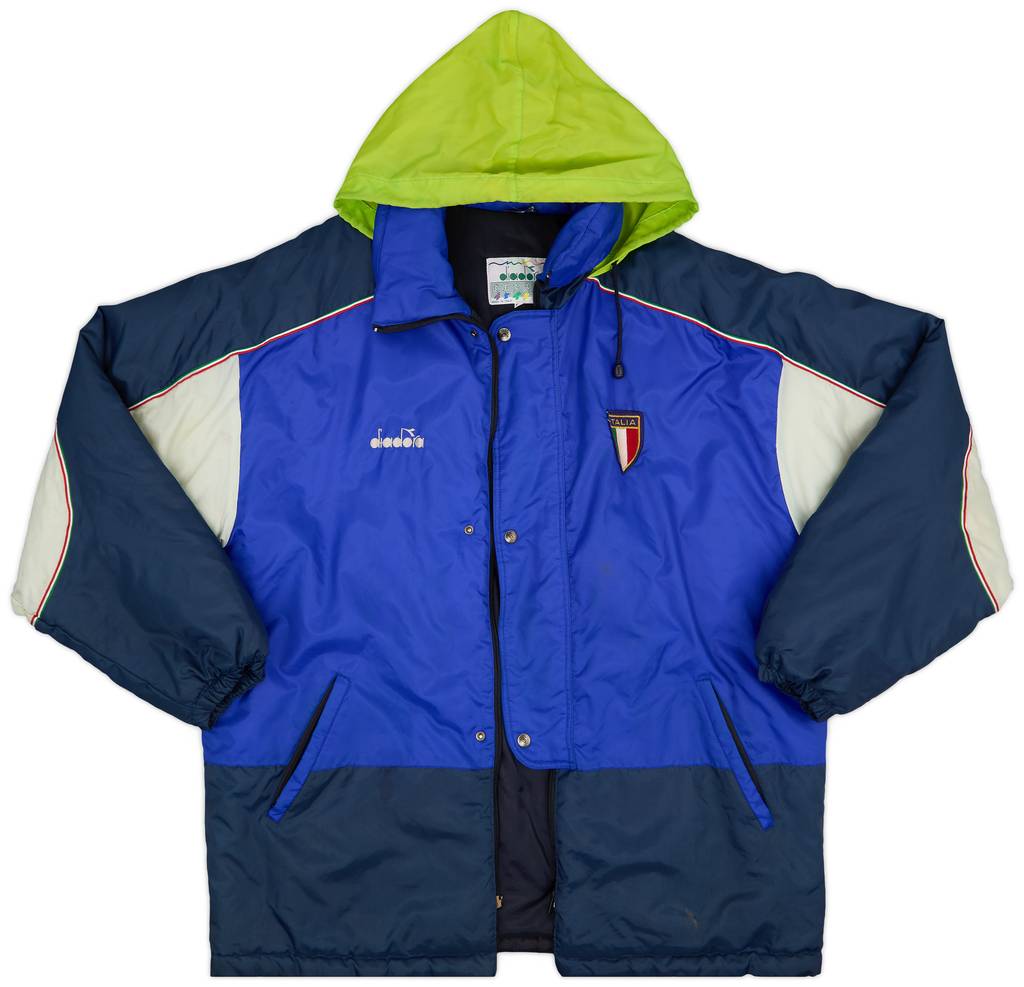 1990 Italy Diadora Padded Bench Coat - 3/10 - (XL)