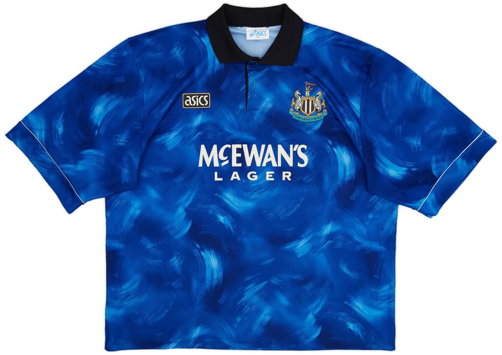 1993-95 Newcastle Away Shirt Cole #9 - 5/10 - (XXL)
