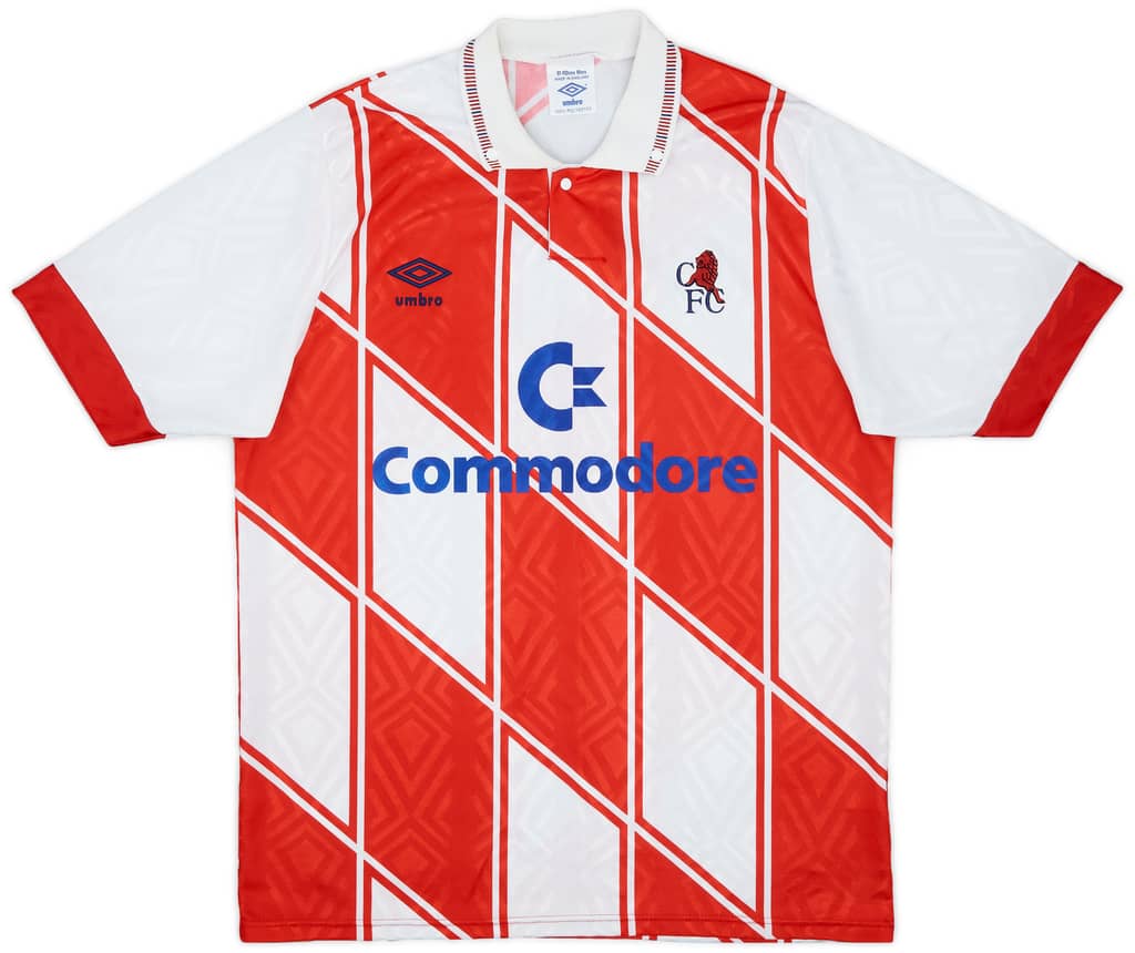 1990-92 Chelsea Away Shirt - 8/10 - (L)