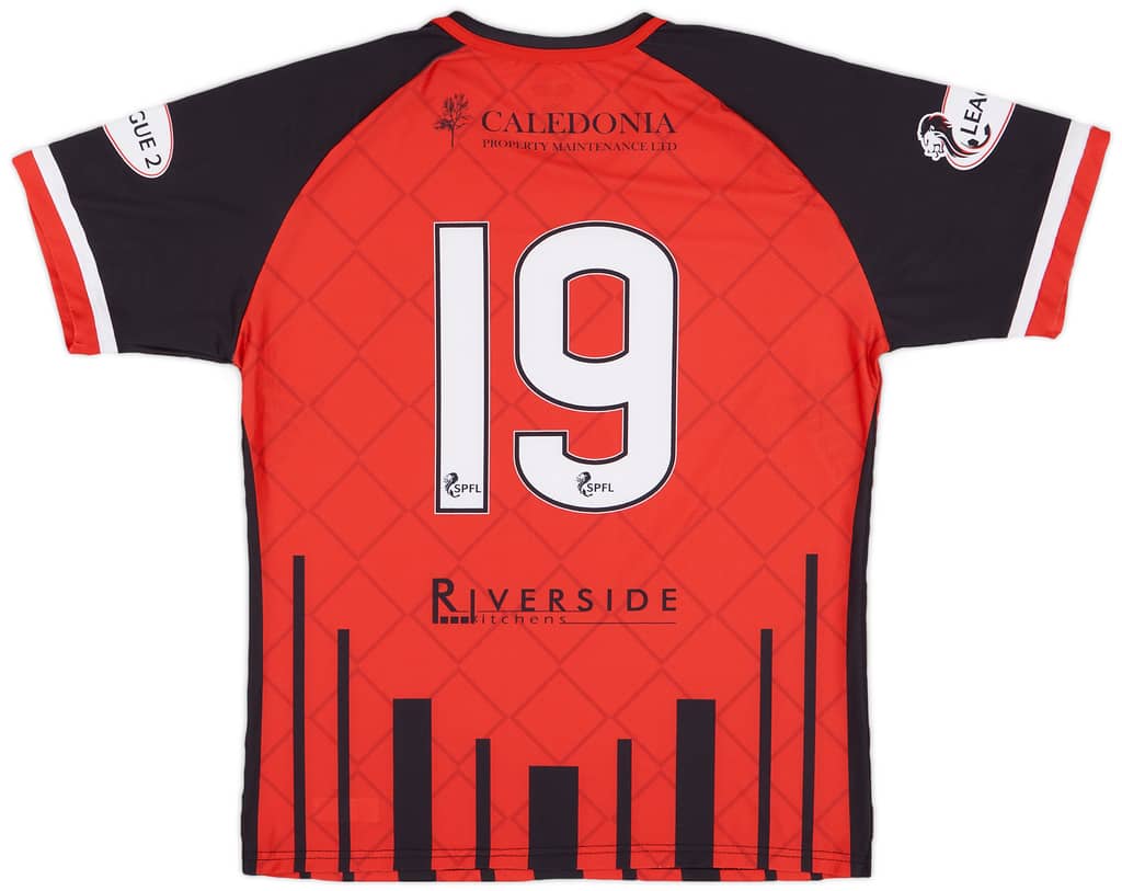 2018-20 Elgin City Match Issue Away Shirt #19