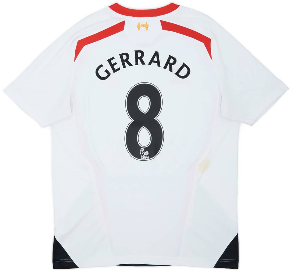 2013-14 Liverpool Away Shirt Gerrard #8 - 6/10 - (L)