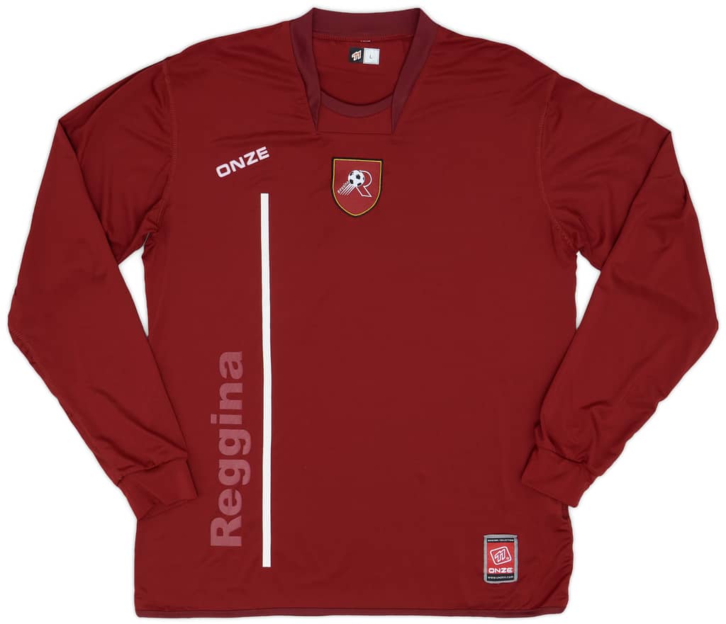 2009-10 Reggina Home L/S Shirt - 9/10 - (L)