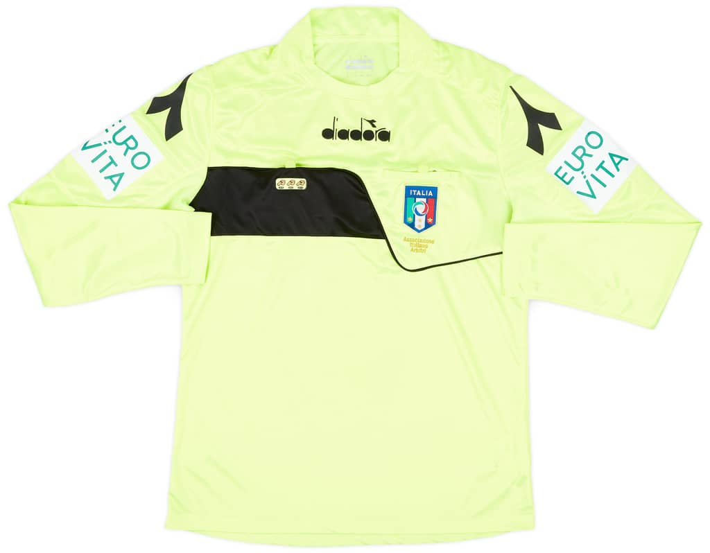2018-19 Italy Diadora Referee L/S Shirt - 10/10 - (M)