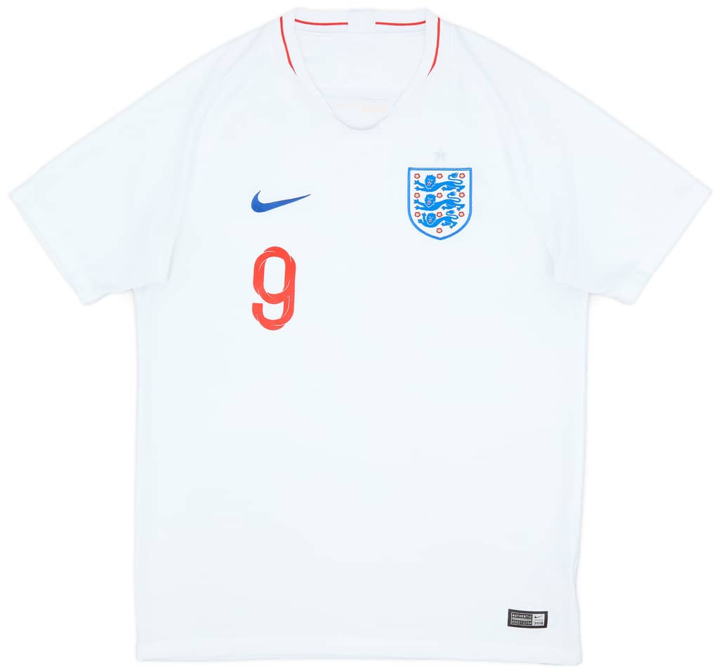 2018-19 England Home Shirt #9 - 9/10 - (L)