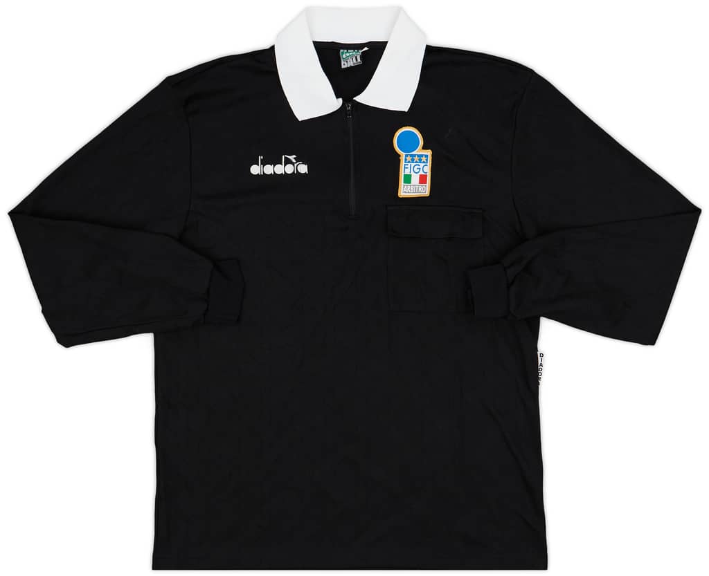 1994 Italy Diadora Referee L/S Shirt - 9/10 - (L)