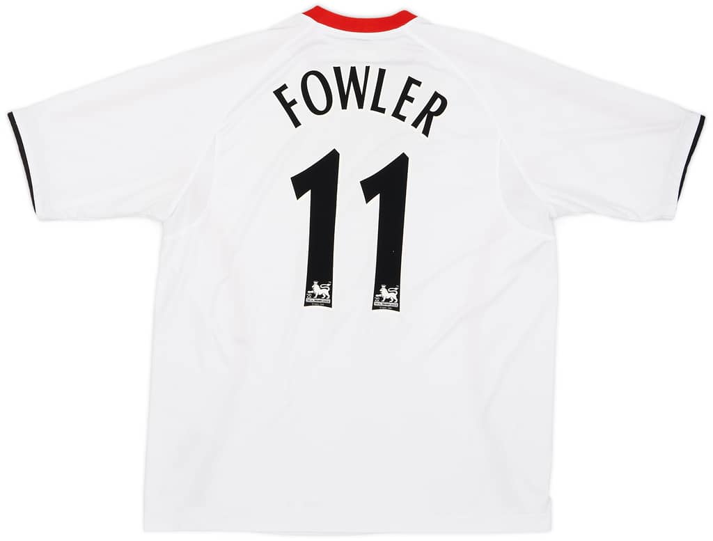 2005-06 Liverpool Away Shirt Fowler #11 - 9/10 - (XL)