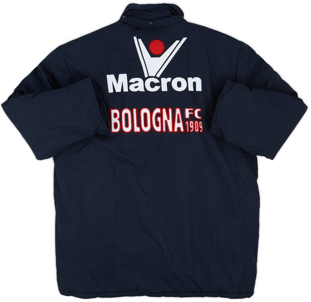 2001-02 Bologna Macron Padded Bench Coat - 8/10 - (L)