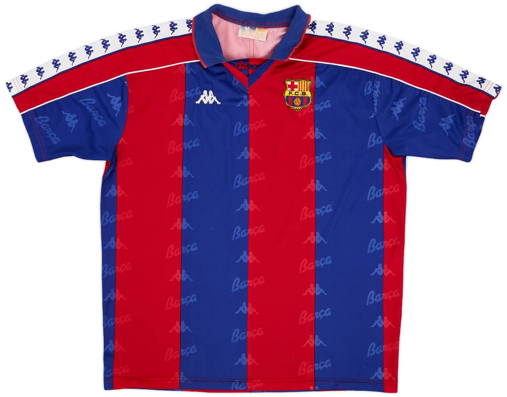 1992-95 Barcelona Home Shirt - 9/10 - (XL)