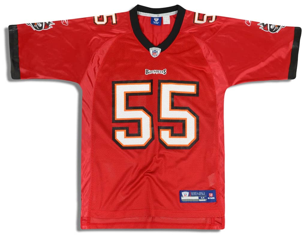 2008 Tampa Bay Buccaneers Brooks #55 Reebok On Field Jersey (Home) M