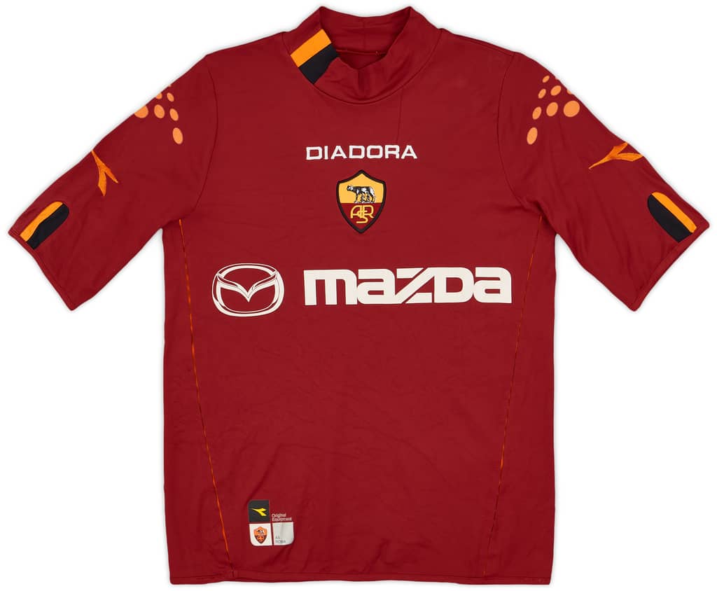 2003-04 Roma Home Shirt - 7/10 - (S)