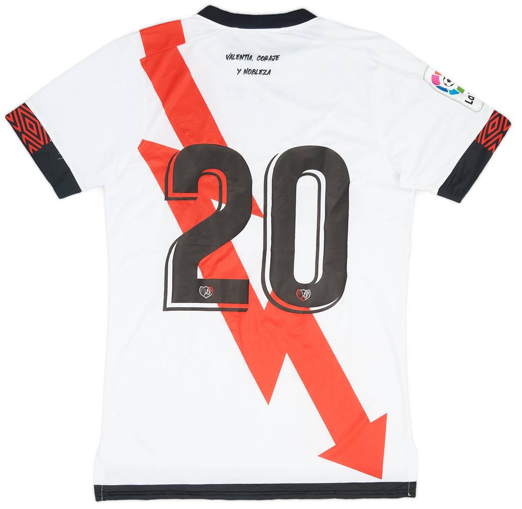 2022-23 Rayo Vallecano Match Issue Home Shirt #20 (Balliu)