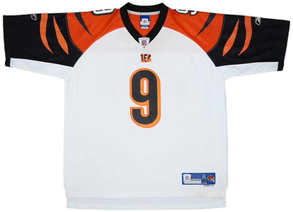 2005-06 Cincinnati Bengals Palmer #9 Reebok Premier Away Jersey - 8/10 - (XL)