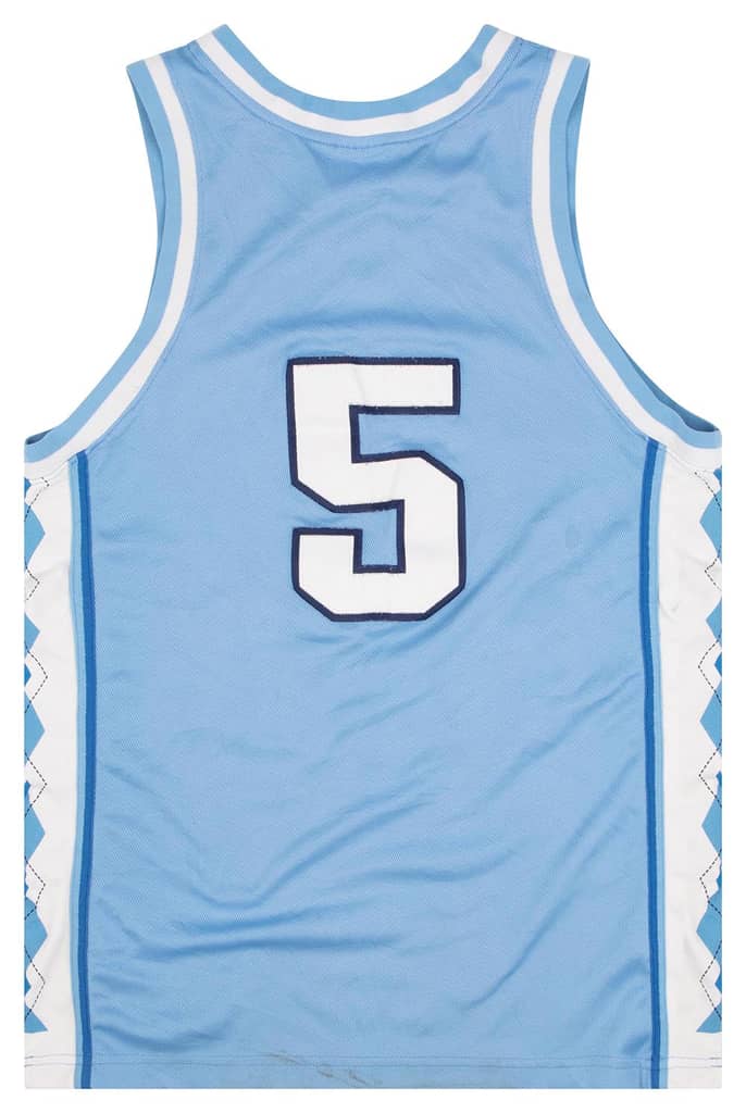 1998-99 North Carolina Tar Heels Cota #5 Authentic Nike Jersey (Away) L