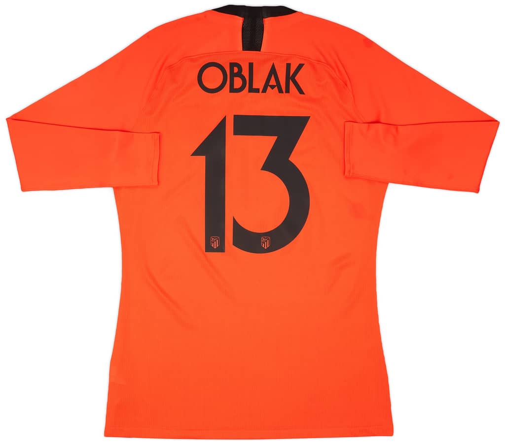 2019-20 Atletico Madrid Player Issue GK Shirt Oblak #13